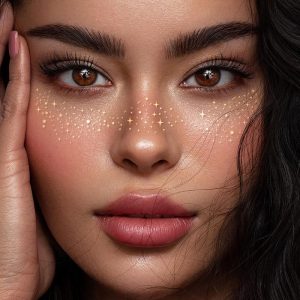 Eyemi Gold Glitter Freckles Makeup Patches