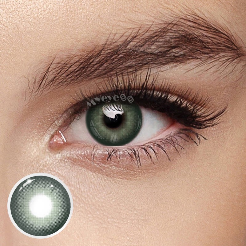 Eyemi Dolly Green Prescription Colored Contact Lenses