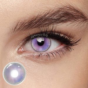 Eyemi Lunar Glitter Violet Prescription Colored Contact Lenses