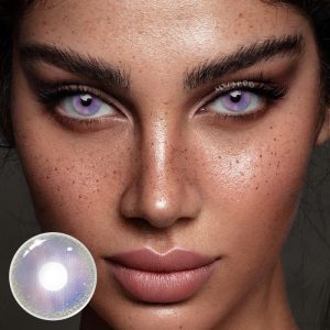 Eyemi Lunar Glitter Violet Prescription Colored Contact Lenses
