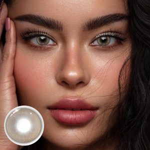 Eyemi Butterfly Brown Prescription Colored Contact Lenses