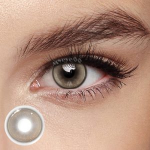 Eyemi Butterfly Brown Prescription Colored Contact Lenses