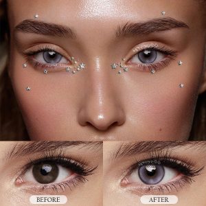 Eyemi Dolce Vita Violet Prescription Colored Contact Lenses