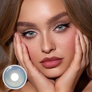 Eyemi Glint Blue Prescription Colored Contact Lenses