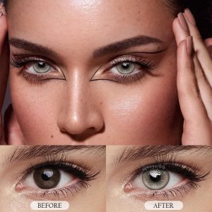 Eyemi Glint Grey Prescription Colored Contact Lenses