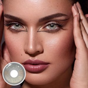 Eyemi Glint Grey Prescription Colored Contact Lenses
