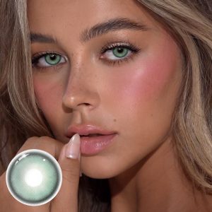 Eyemi Breeze Green Prescription Colored Contact Lenses