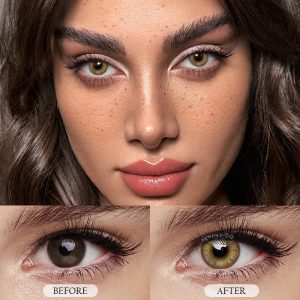Eyemi Breeze Brown Prescription Colored Contact Lenses