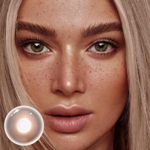 Eyemi Misty Orange Brown Prescrition Colored Contact Lenses | 6 Months