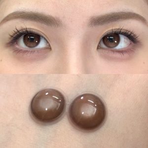 Eyemi Misty Orange Brown Prescrition Colored Contact Lenses | 6 Months