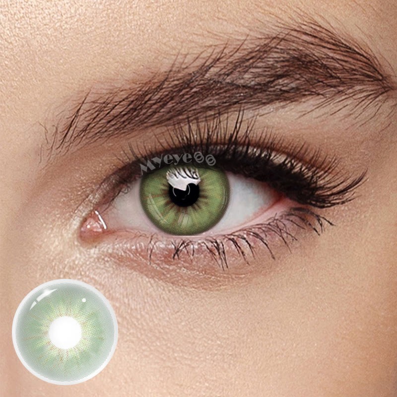 Eyemi Starlens Green Prescription Colored Contact Lenses