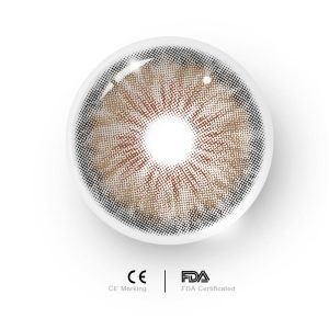 Eyemi Halo Iris Brown Colored Contact Lenses