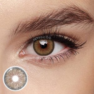 Eyemi Halo Iris Brown Colored Contact Lenses
