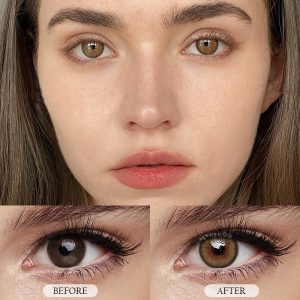 Coloredeye Halo Iris Brown Colored Contact Lenses