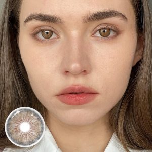 Eyemi Halo Iris Brown Colored Contact Lenses