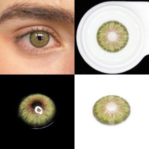 Eyemi Halo Iris Green Colored Contact Lenses