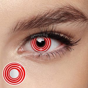 Coloredeye Swirl Red Cosplay Colored Contact Lenses