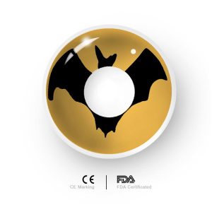 Coloredeye Bat Yellow Cosplay Colored Contact Lenses