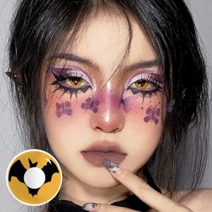 Coloredeye Bat Yellow Cosplay Colored Contact Lenses