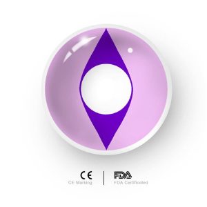 Eyemi Pink Cat Eyes Colored Contact Lenses