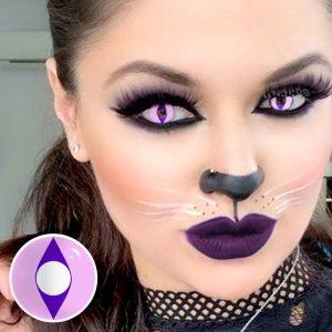 Eyemi Pink Cat Eyes Colored Contact Lenses