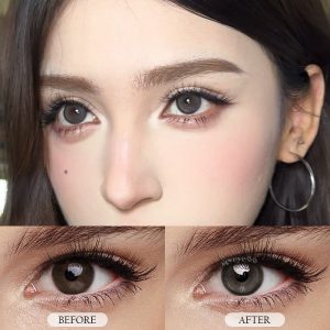 Eyemi Dusty Grey Colored Contact Lenses | 6 Months