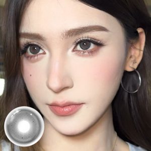 Eyemi Dusty Grey Colored Contact Lenses | 6 Months