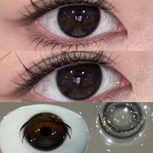Coloredeye Dusty Black Colored Contact Lenses | 6 Months