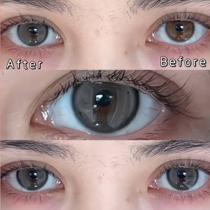 Eyemi Dusty Grey Colored Contact Lenses | 6 Months