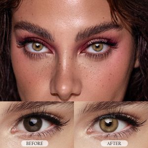 Coloredeye Rome Times Brown Prescription Colored Contact Lenses