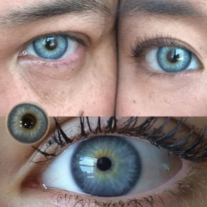 Eyemi Nocturne Blue Prescription Colored Contact Lenses丨6 Months