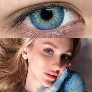 Eyemi Nocturne Blue Prescription Colored Contact Lenses丨6 Months