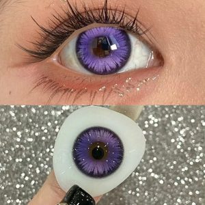 Eyemi Butterfly Petal Violet Colored Contact Lenses丨6 Months