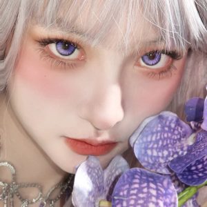 Eyemi Butterfly Petal Violet Colored Contact Lenses丨6 Months