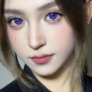 Eyemi Butterfly Petal Violet Colored Contact Lenses丨6 Months