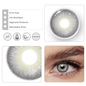 Coloredeye Nocturne Grey Prescription Colored Contact Lenses丨6 Months