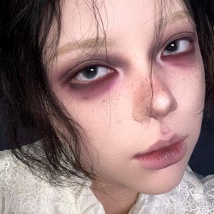 Eyemi Midnight Mist Black Prescrition Cosplay Colored Contact Lenses