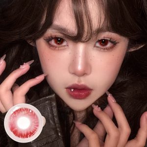 Eyemi Blood Eclipse Red Cosplay Colored Contact Lenses丨1 Day