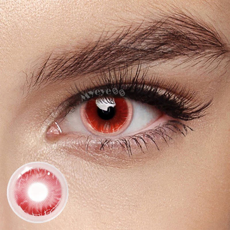 Eyemi Blood Eclipse Red Cosplay Colored Contact Lenses丨1 Day