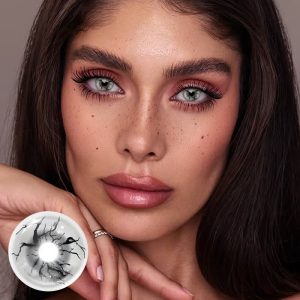 Eyemi Ghoul's Veins White Cosplay Colored Contact Lenses丨1 Day