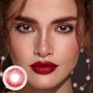 Eyemi Infernal Vow Red Cosplay Colored Contact Lenses丨1 Day