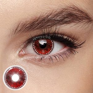 Eyemi Infernal Vow Red Cosplay Colored Contact Lenses丨1 Day