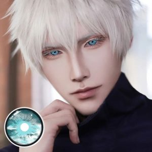 Eyemi Cursed Blue Cosplay Colored Contact Lenses