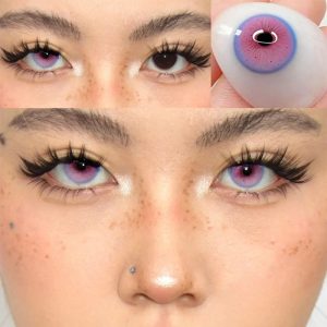Eyemi Serpent Pink Prescrition Cosplay Colored Contact Lenses