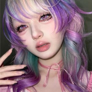 Coloredeye Serpent Pink Prescrition Cosplay Colored Contact Lenses