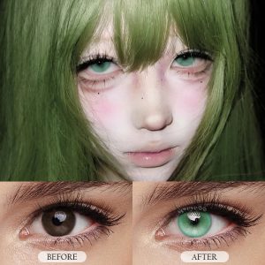 Eyemi Serpent Green Prescrition Cosplay Colored Contact Lenses