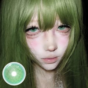 Eyemi Serpent Green Prescrition Cosplay Colored Contact Lenses