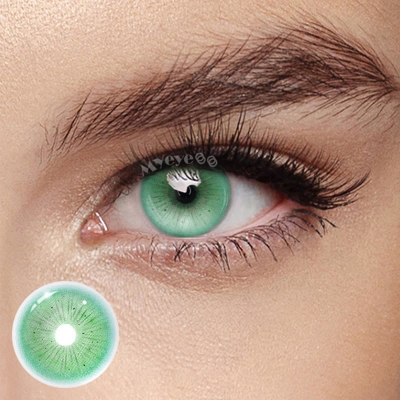 Eyemi Serpent Green Prescrition Cosplay Colored Contact Lenses