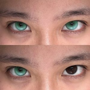 Eyemi Serpent Green Prescrition Cosplay Colored Contact Lenses