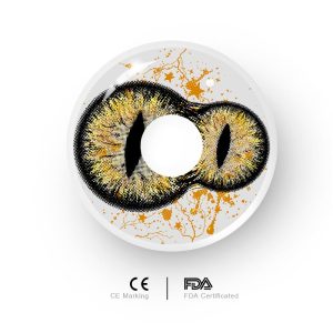 Coloredeye Twin Inferno Iris Gold Brown Cosplay Colored Contact Lenses丨1 Day